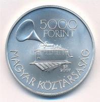 2007. 5000Ft Ag "Kodály Zoltán" kapszulában, tanúsítvánnyal T:BU Adamo EM211