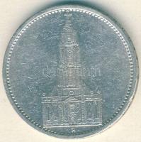 Német 3. Birodalom 1935A 5M Ag "Garnisonkirche" T:3 apró ph