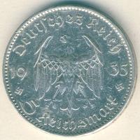 Német 3. Birodalom 1935E 5M Ag "Garnisonkirche" T:3 ph.