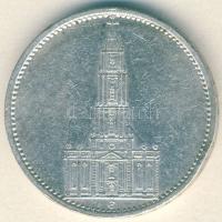 Német 3. Birodalom 1935E 5M Ag "Garnisonkirche" T:3 ph