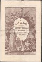 cca 1930 Régi bizosítási kötvények iratok, takarékbetétkönyv