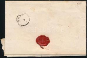 1867 Szilsárkány, Baditz Imre (1812-1902) soproni főépítész, birtokos által írt levél