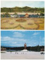 ÉSZAK-KOREA - 6 db modern propaganda képeslap / NORTH KOREA - 6 modern propaganda postcards