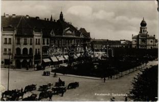 Kecskemét, Szabadság tér, zsinagóga, Szél Nándor üzlete. Komor Gyula kiadása