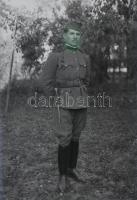 cca 1930-1940 20 db katonákat ábrázoló üvegnegatív rajta Horthy Miklós is 12x9 cm