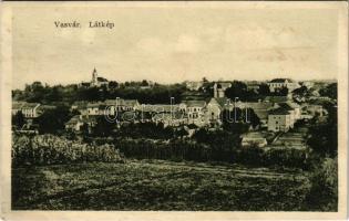 1932 Vasvár, látkép. Özv. Singer Zsigmondné kiadása (r)