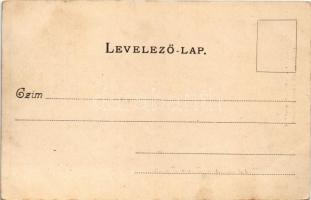 Budapest I. Budai részlet, rakpart, gőzhajó. Divald Károly 14. sz. (EK)