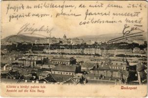 1904 Budapest I. Kilátás a királyi palota felé (b)