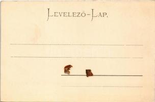 Budapest I. Budai látkép, Mátyás templom (ragasztónyom / glue marks)