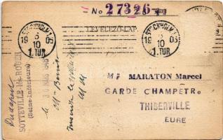 1906 Budapest XIII. Lipót körút, villamos (felületi sérülés / surface damage)