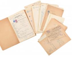 Silley Antal tábornok feleségének származási iratai, tucatnyi anyakönyvi kivonat