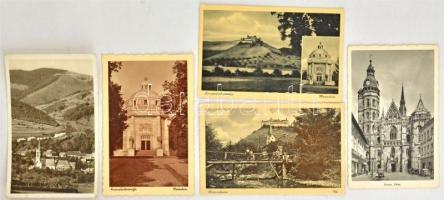 Kb. 300 db főleg RÉGI történelmi magyar város képeslap jobb lapokkal, vegyes minőség, 1930-as és 194...