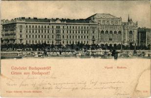 1899 (Vorläufer) Budapest V. Vigadó, rakpart (fl)