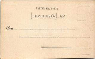 Budapest VI. Oktogon, villamos, üzletek. D. Halberstadt (EK)