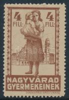 1940 Nagyvárad 4f segélybélyeg
