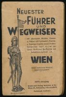 Neuester Führer und Wegweiser mit sämtlichen Straßen, Gassen und Plätzen mit Postzustell-, Bezirks- und Zugangs-Angaben, sowie Straßenbahnsignale, nebst Angabe der Ämter, Behörden und Sehenswürdigkeiten von WIEN. XXVIII. Jahrgang. Wien, (1938), Hamater & Co. Német nyelven. Kiadói papírkötés, kopott borítóval.