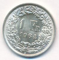 Svájc 1964B 1Fr Ag T:1-  Switzerland 1964B 1 Franc Ag C:AU Krause KM#24