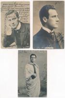 Beregi Oszkár zsidó származású magyar színész / Jewish Hungarian actor - 3 db régi képeslap / 3 pre-1905 postcards