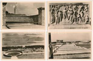 Mahn- und Gedenkstätte Buchenwald / Buchenwaldi koncentrációs tábor - 8 db modern képeslap tokban / Buchenwald concentration camp - 8 modern postcards in case