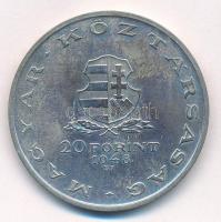 1948. 20Ft Ag "Táncsics" T:1- kis patina 
Adamo EM3