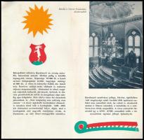 1963 Kecskemét prospektus. Bp., 1963, Bács-Kiskun m. Idegenforgalmi Hivatal,(KÖZDOK-ny.), gazdag kép...