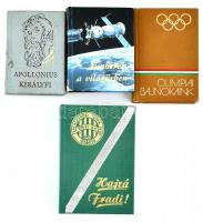 4 db minikönyv: Fradi, Appolonius, Olimpiai bajnokaink, Appolonius királyfi