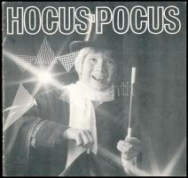 cca 1960-1980 Hocus-Pocus. A kis bűvésziskola. 25 bűvészmutatvány. Összeáll.: Zmeck Jochen. hn., én., nyn., 10 sztl. lev.