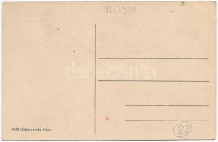 1918 Budapest, Az Őszirózsás forradalom emlékére. Károlyi Mihály a Parlament lépcsőjén kikiáltja az ...