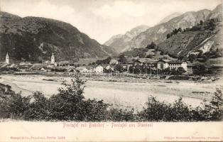 Pontafel with railwaystation