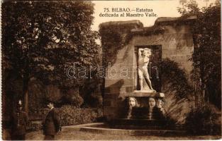 1928 Bilbao, Estatua dedicada al Maestro Valle / statue