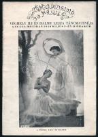 1940 Véghely Ili és Halmy Lujza táncmatinéja a Scala-Moziban 1940. május 5. 11 óra. Bp., Officina, műsorfüzet fekete-fehér fotókkal, a borítón firkával, 4 sztl. lev.