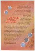 NDK 1958-1989. 1pf-50pf (5xklf) forgalmi összeállítás kartonlapon T:2-3
GDR 1958-1989. 1 Pfennig - ...