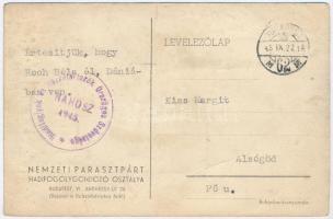 Új országot épít a Nemzeti Parasztpárt! Kiadja a Nemzeti Parasztpárt Hadifogolygondozó Osztálya / Hu...