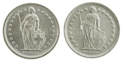 Svájc 1960B 1/2Fr Ag + 1965B 1/2Fr Ag T:1- kis patina
Switzerland 1960B 1/2 Franc Ag + 1965B 1/2 Fr...