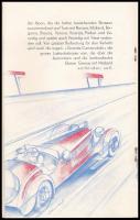 1935 Die Italienischen Autostrassen. (Az olasz autópályák.) Olasz autóút prospektus, német nyelven. ...