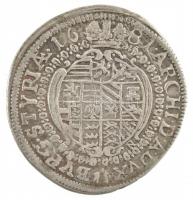Ausztria 1681MM 6kr Ag "I. Lipót" Bécs (3,0g) T:1- kis anyaghiba Austria 1681MM 6 Kreuzer ...