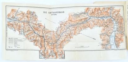 Grieben Band 24. Schweiz. Kleine Ausgabe 1930. Reiseführer. Kiadói papírkötés, térképmellékletekkel,...