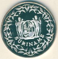 Suriname 1992. 100G Ag "Olimpia-kosárlabda" T:PP Csak 15.000db! Tanúsítvánnyal!