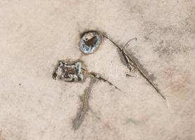 Ezüst (Ag) cukordoboz, jelzett, nettó: 206g, d: 11cm