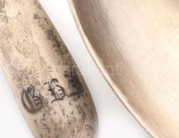 Ezüst (Ag) vegyes ezüst evőeszközök, jelzett, nettó: 3907g