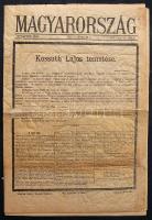 1894 Magyarország c. lap Kossuth Lajos temetéséről szóló különszáma 8 oldal
