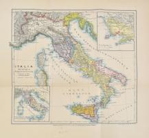 Itália 350-től Kr.e. Augustus koráig, kiadja: Lampel R., 34×36 cm