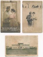 5 db RÉGI képeslap vegyes minőségben / 5 pre-1945 postcards in mixed quality