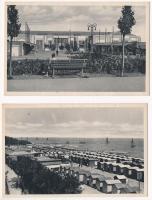 27 db RÉGI külföldi város képeslap vegyes minőségben / 27 pre-1945 European town-view postcards in mixed quality