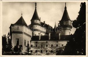 1938 Bajmóc, Bojnice; Bojnicky hrad / Gróf Pálffy kastély, északi oldala / castle (EK)