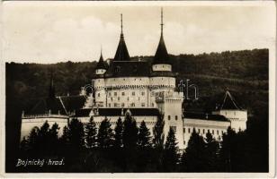 1931 Bajmóc, Bojnice; Bojnicky hrad / Gróf Pálffy kastély / castle