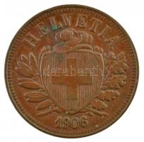 Svájc 1906. 2r Br T:1-
Switzerland 1906. 2 Rappen Br C:AU
Krause KM# 4.2