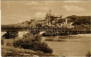 1952 Trencsén, Trencín; vár, híd, zsinagóga / castle, bridge, synagogue (EB)