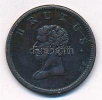 Nagy-Britannia / British Copper Company 1809-1810. 1/2p Cu Brutus zseton T:3 Great-Britain / British Copper Company 1809-1810. 1/2 Penny Cu Brutus token C:F