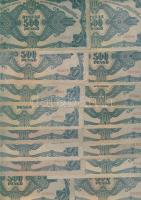 1945. 500P (50x) orosz "P" betű helyett magyar "N" betű T:II,II/III